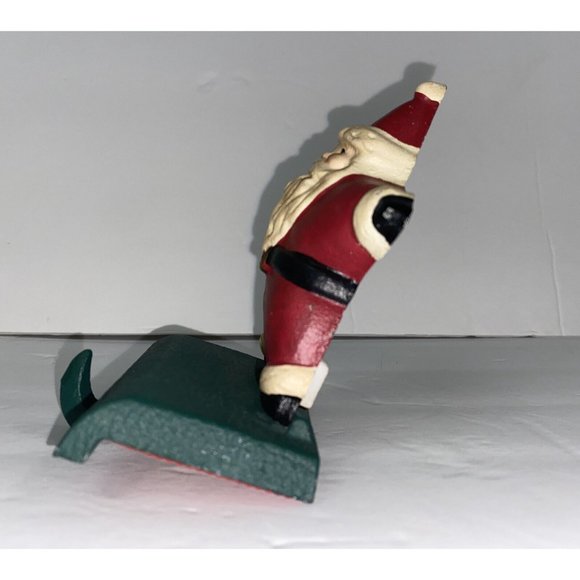 VTG Midwest Cannon Falls Eddie Bauer 1998 Santa Star Cast Iron Stocking Holder - Picture 6 of 11